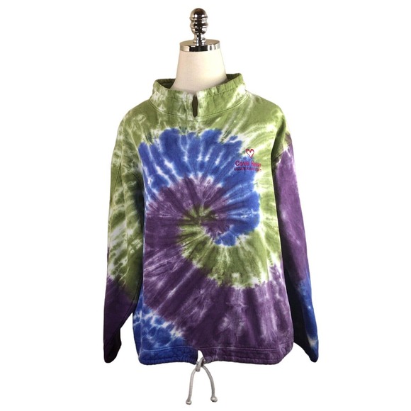 Renegade Tops - Renegade Club Vintage Sweatshirt Tie Dye Pullover